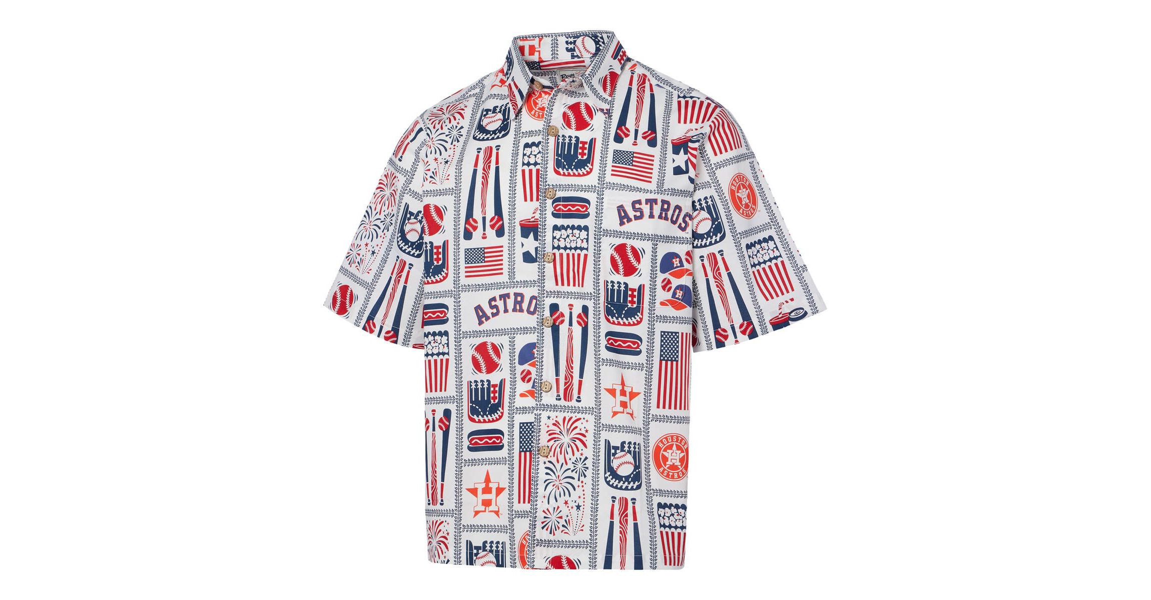 MLB Houston Astros Americana Button-Up Shirt