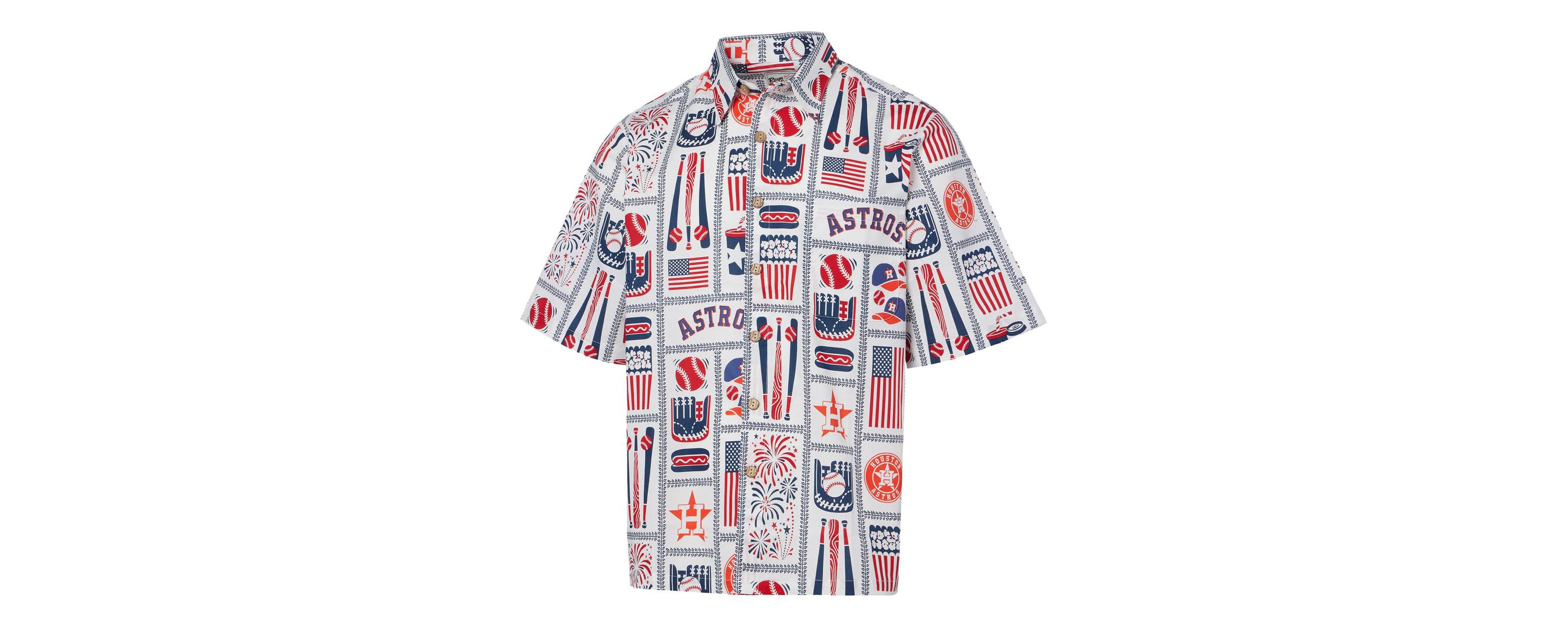 MLB Houston Astros Americana Button-Up Shirt