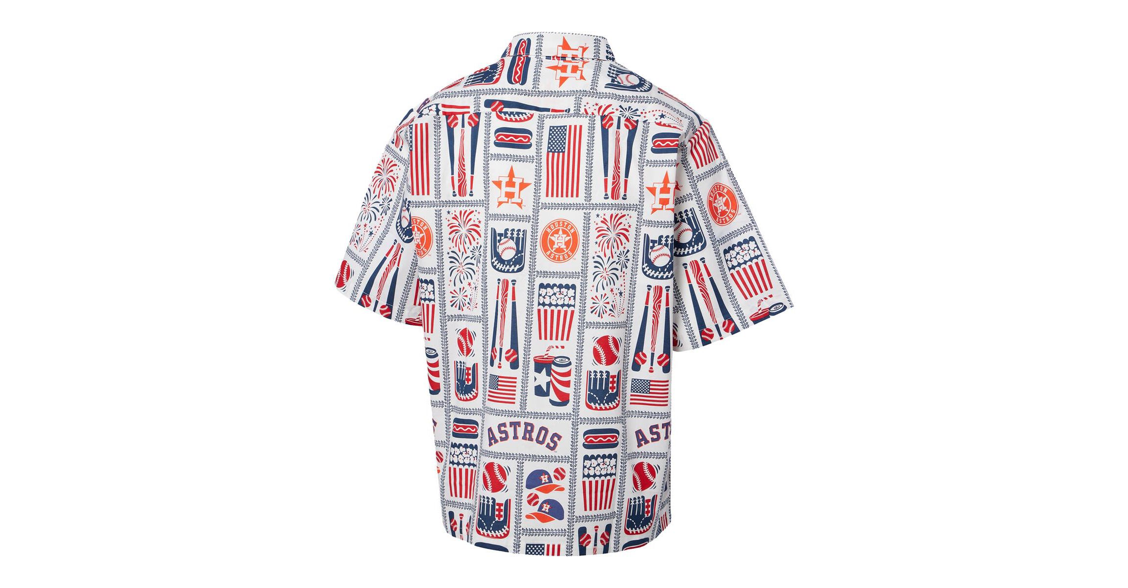 MLB Houston Astros Americana Button-Up Shirt