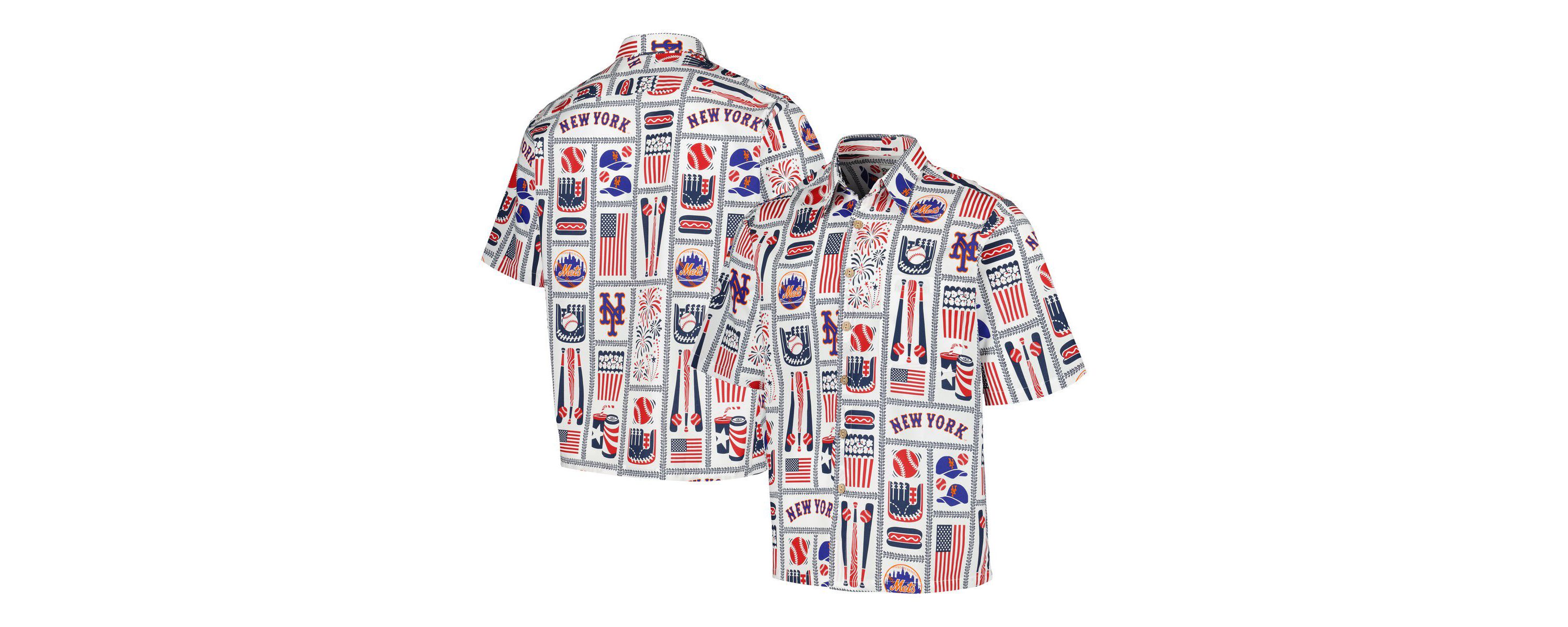MLB New York Mets Americana Button-Up Shirt