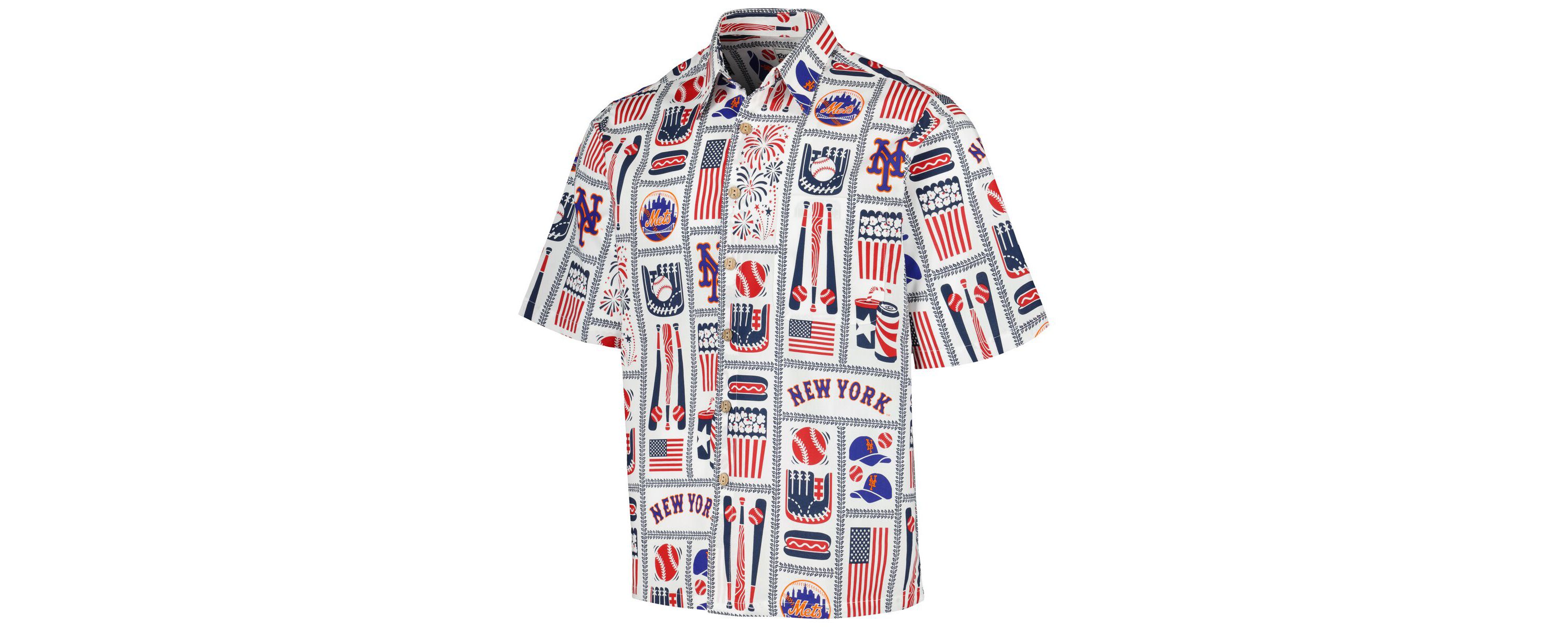 MLB New York Mets Americana Button-Up Shirt