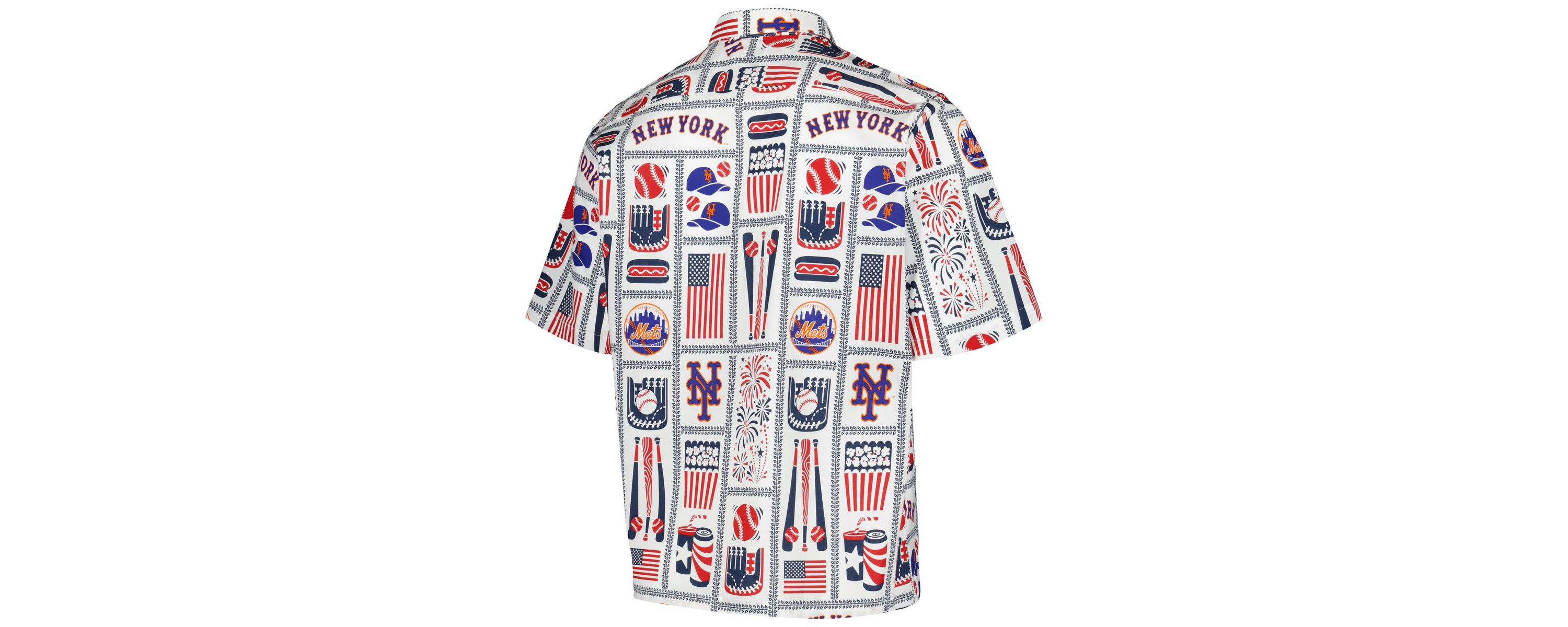 MLB New York Mets Americana Button-Up Shirt