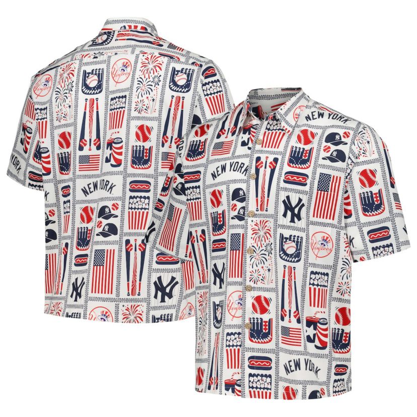 MLB New York Yankees Americana Button-Up Shirt
