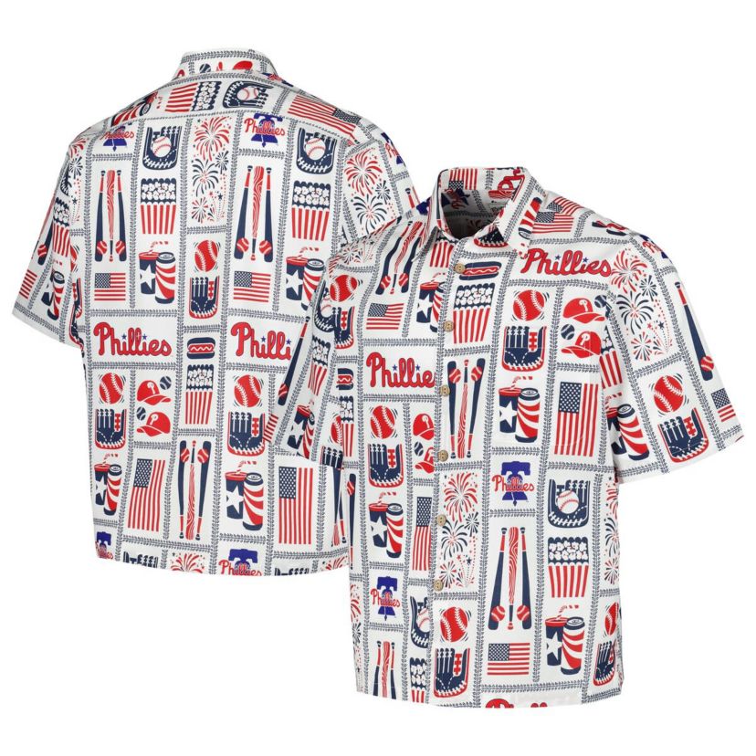 MLB Philadelphia Phillies Americana Button-Up Shirt