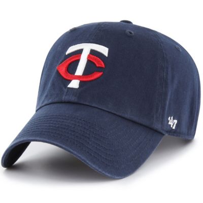 '47 Men's MLB Minnesota Twins Clean Up Adjustable Hat, Navy Blue