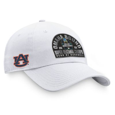 NCAA Auburn Tigers 2022 NCAA Baseball Super Regional s Locker Room Adjustable Hat