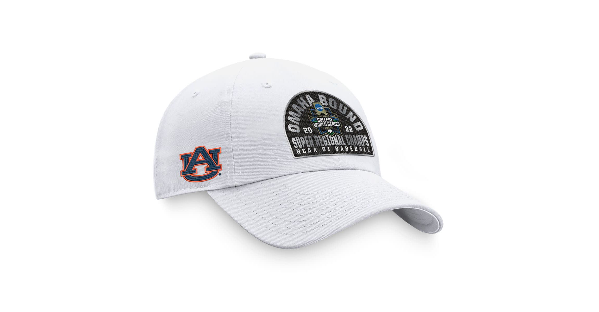 NCAA Auburn Tigers 2022 NCAA Baseball Super Regional s Locker Room Adjustable Hat