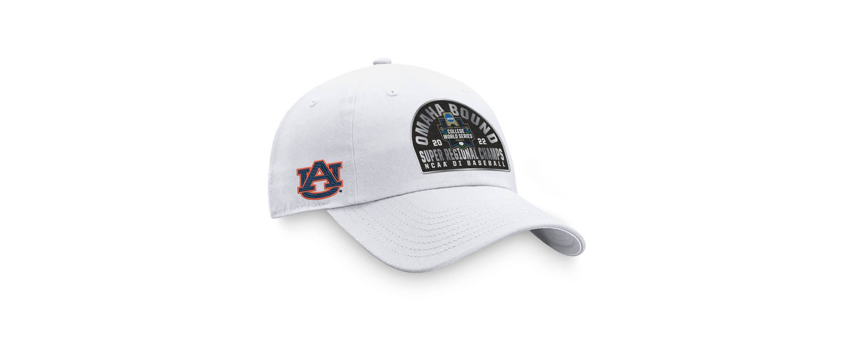 NCAA Auburn Tigers 2022 NCAA Baseball Super Regional s Locker Room Adjustable Hat