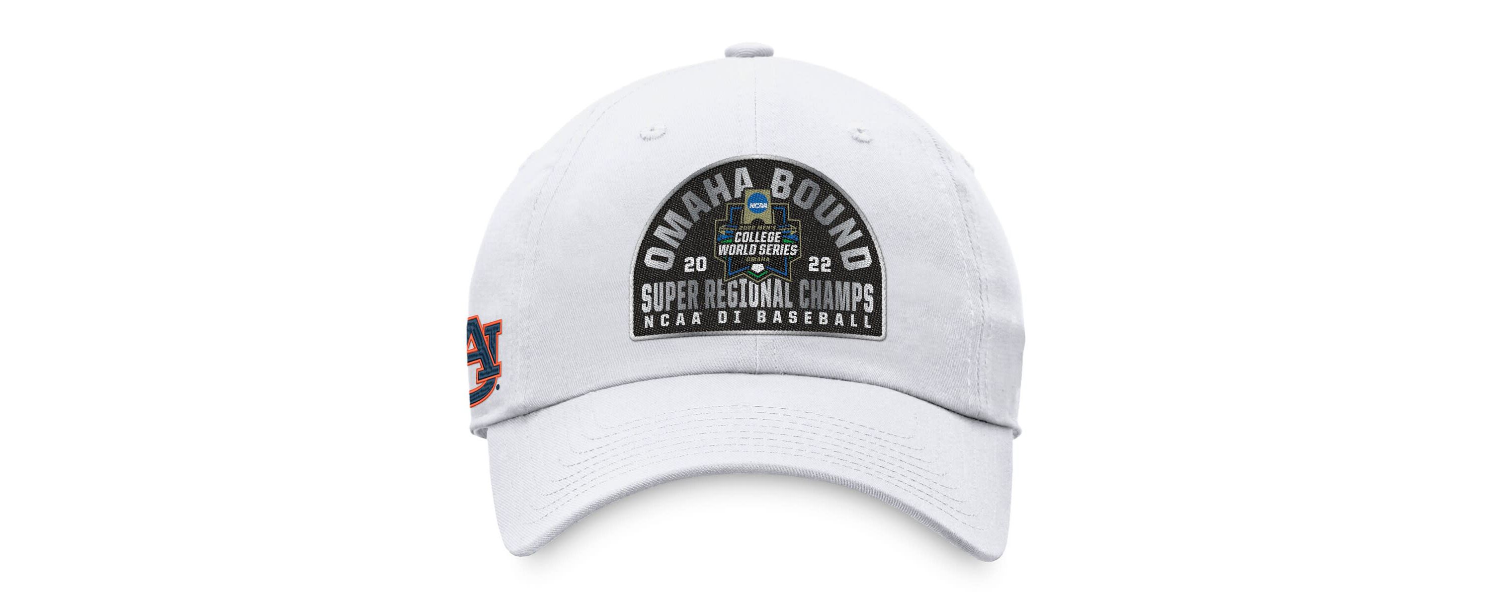 NCAA Auburn Tigers 2022 NCAA Baseball Super Regional s Locker Room Adjustable Hat