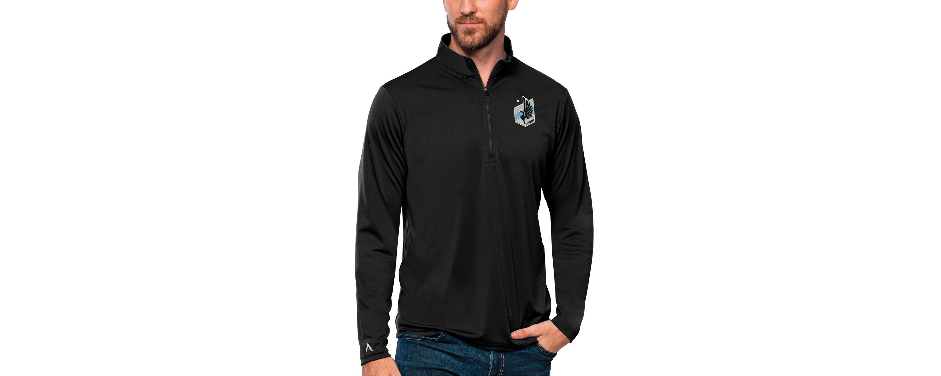 MLS Minnesota United FC Tribute Quarter-Zip Pullover Top