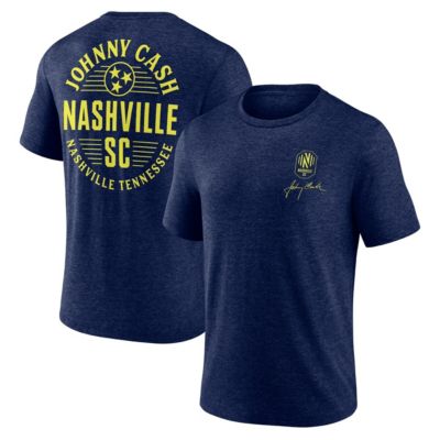 Men's MLS Fanatics Nashville SC x Johnny Cash Oval T-Shirt, Navy Blue, Small