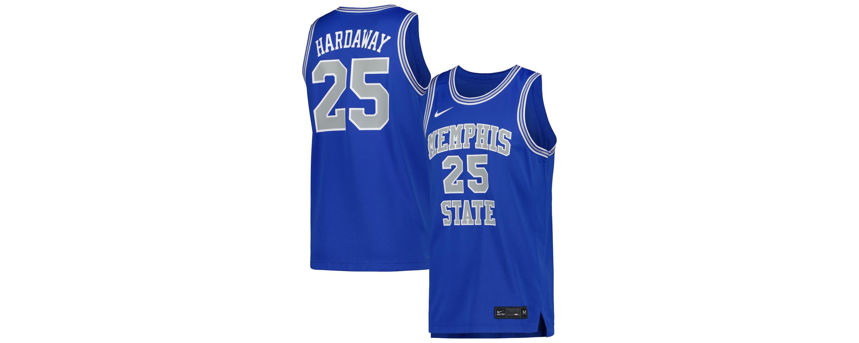 NCAA Nike Penny Hardaway Memphis Tigers Retro Performance Basketball Jersey