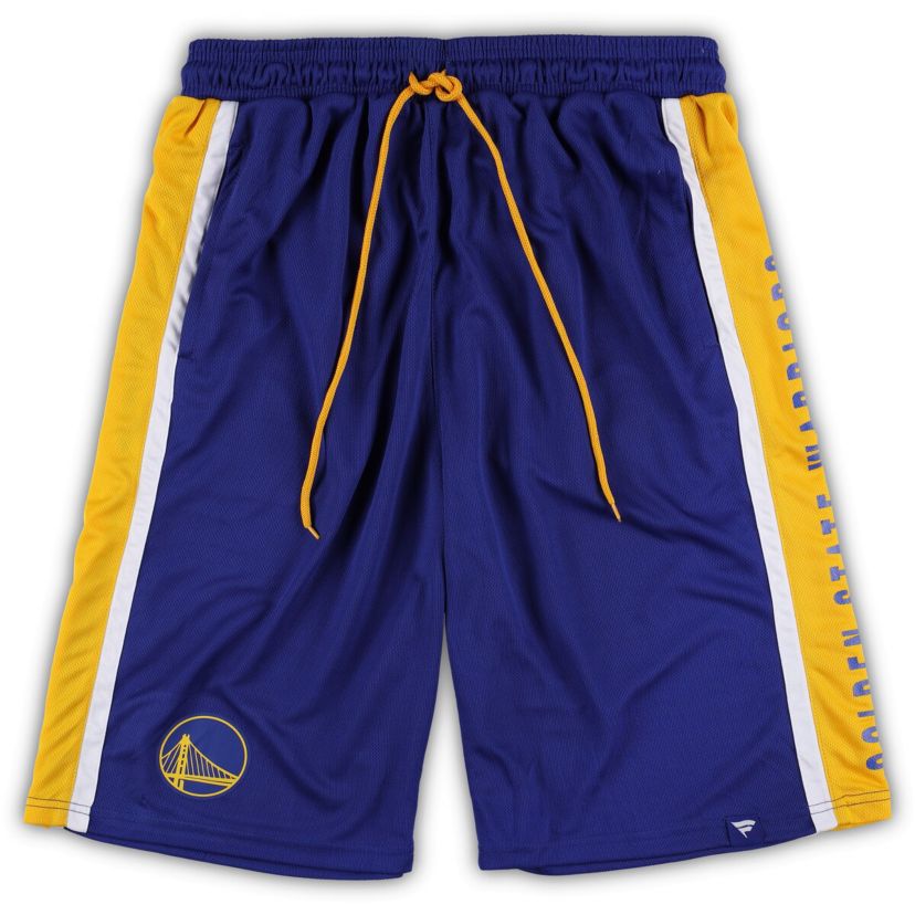 NBA Fanatics Golden State Warriors Big & Tall Referee Iconic Mesh Shorts