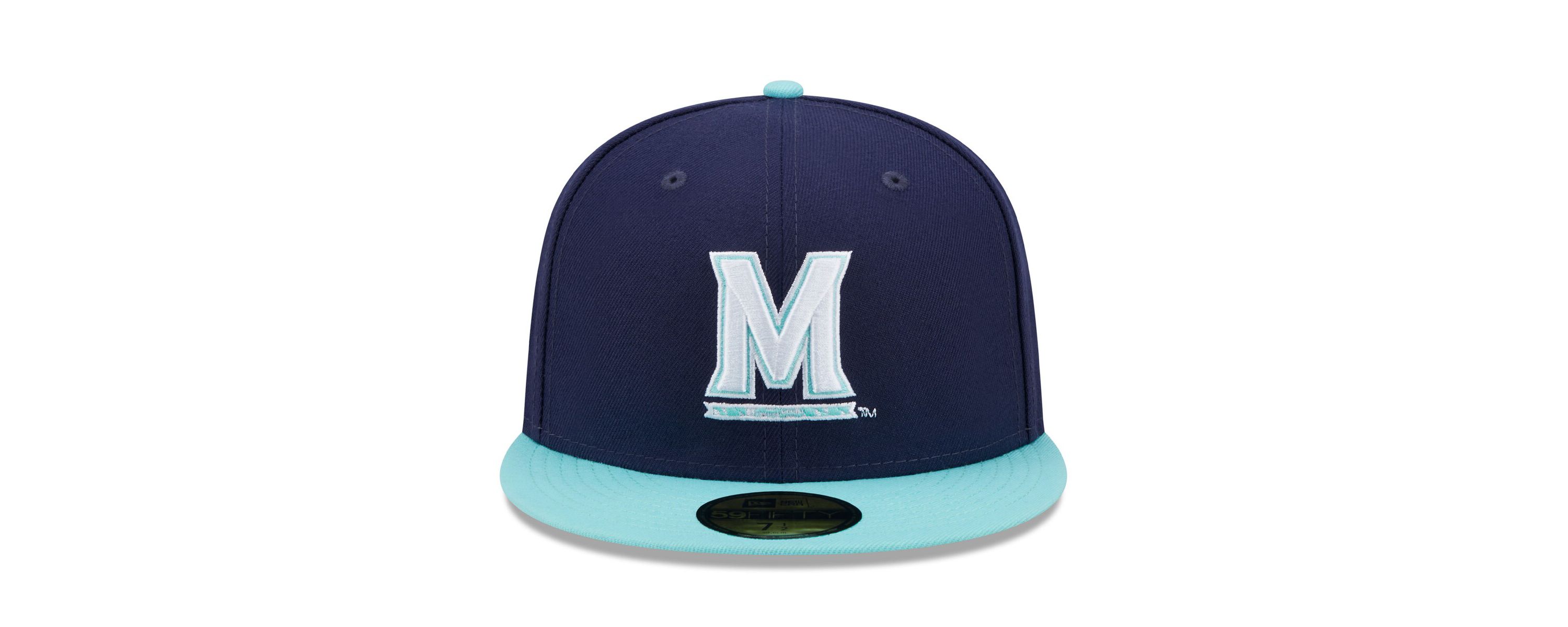 NCAA Navy/Light Maryland Terrapins 59FIFTY Fitted Hat