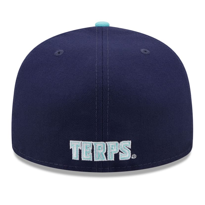 NCAA Navy/Light Maryland Terrapins 59FIFTY Fitted Hat