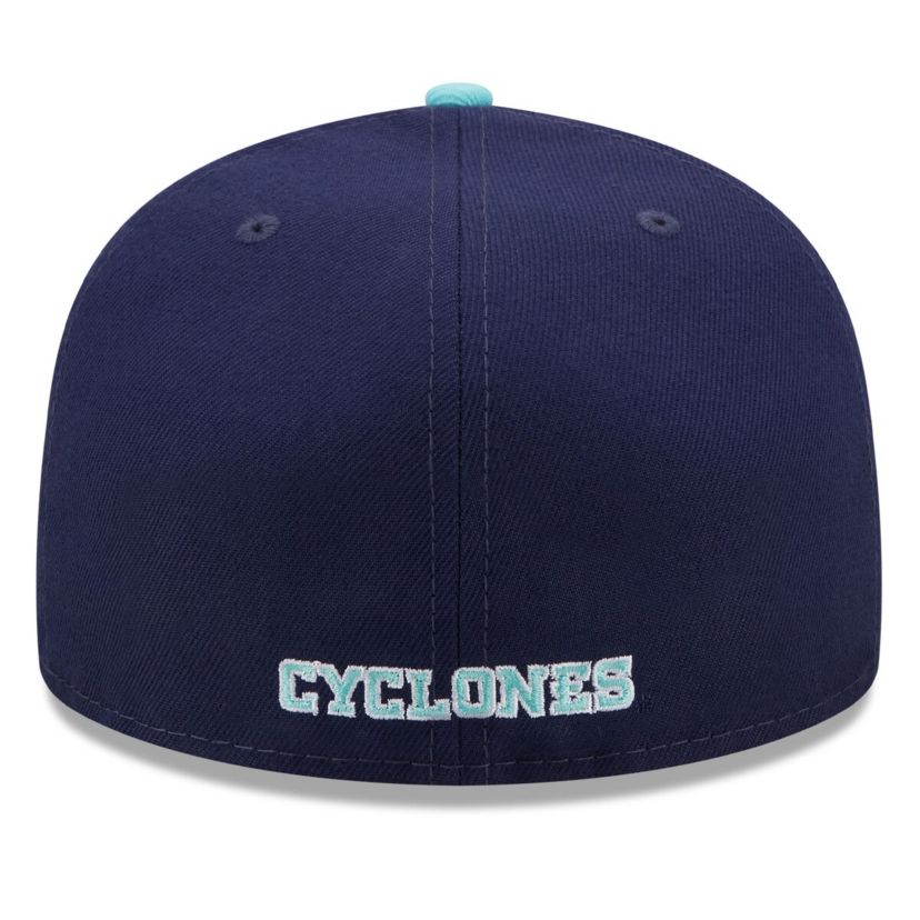 NCAA Navy/Light Iowa State Cyclones 59FIFTY Fitted Hat