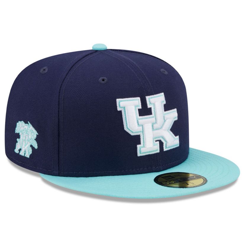 NCAA Navy/Light Kentucky Wildcats 59FIFTY Fitted Hat