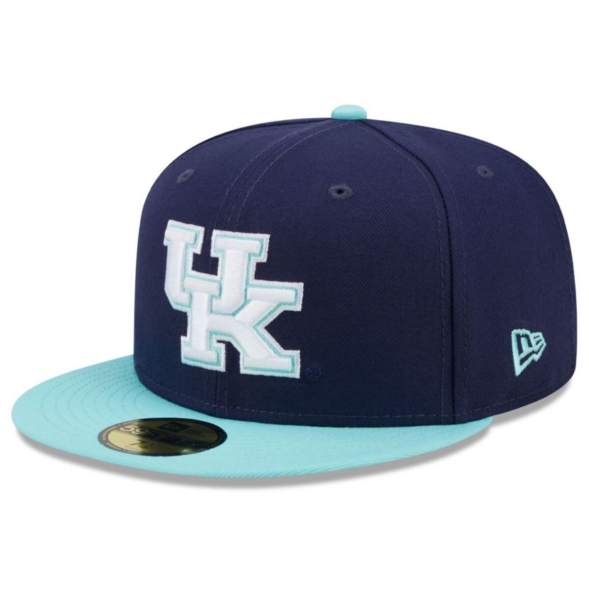 NCAA Navy/Light Kentucky Wildcats 59FIFTY Fitted Hat