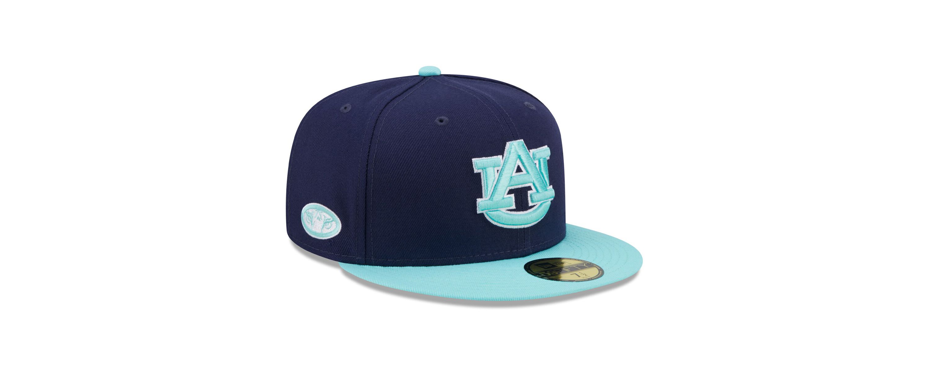 NCAA Navy/Light Auburn Tigers 59FIFTY Fitted Hat
