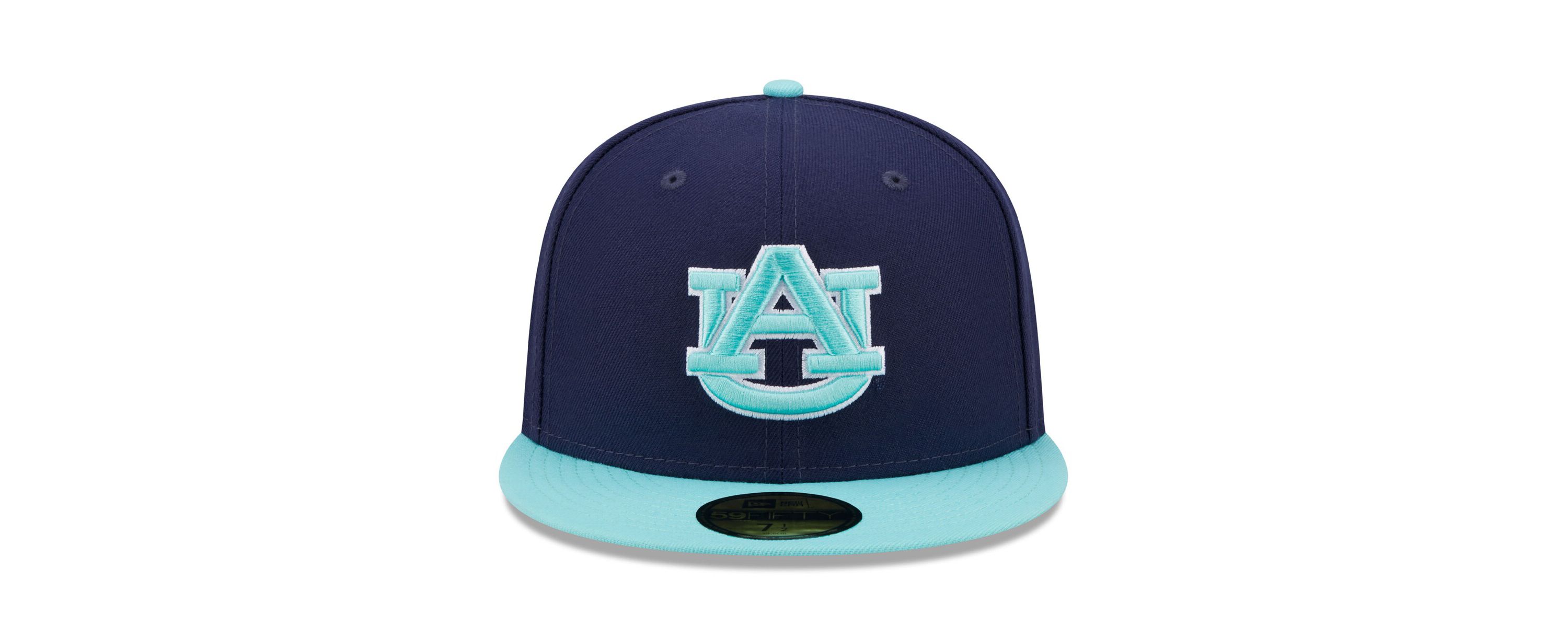 NCAA Navy/Light Auburn Tigers 59FIFTY Fitted Hat