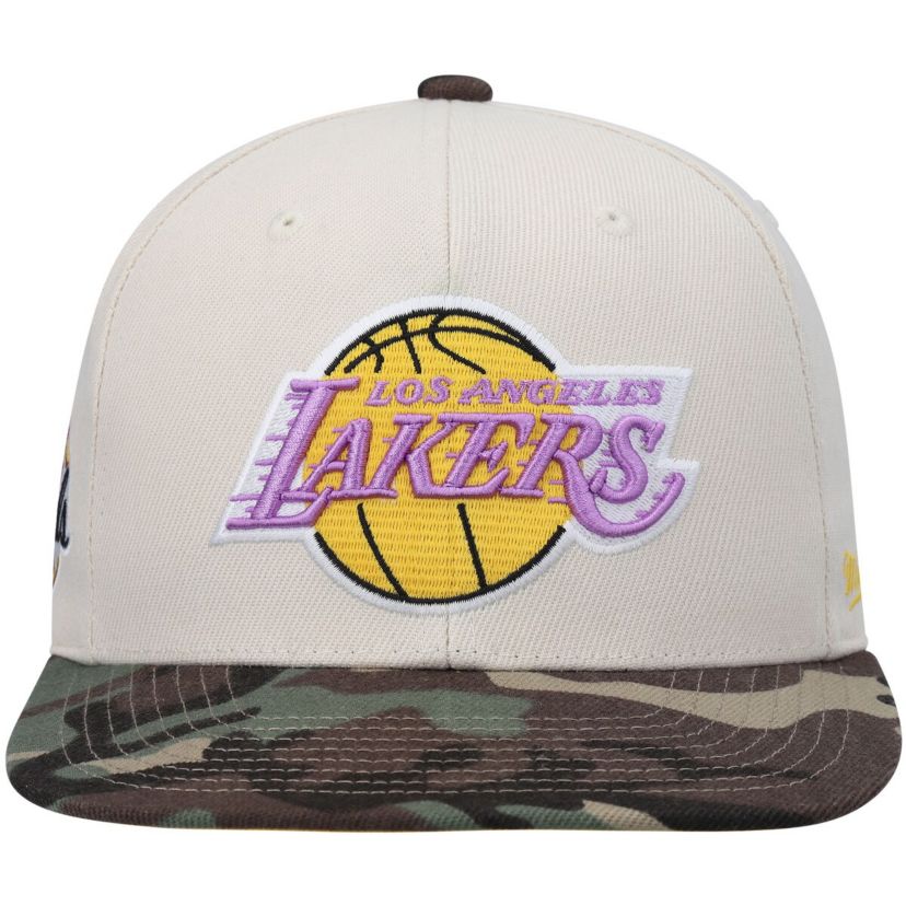 NBA Los Angeles Lakers Hardwood Classics 2010 NBA Finals Patch Off Fitted Hat