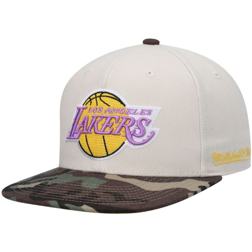 NBA Los Angeles Lakers Hardwood Classics 2010 NBA Finals Patch Off Fitted Hat