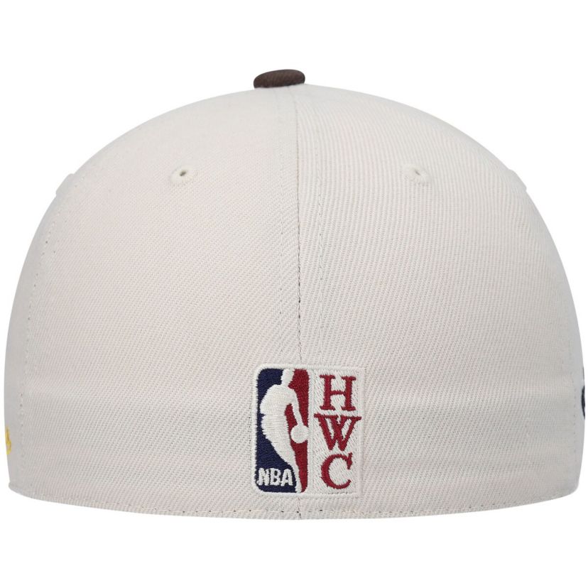 NBA Los Angeles Lakers Hardwood Classics 2010 NBA Finals Patch Off Fitted Hat