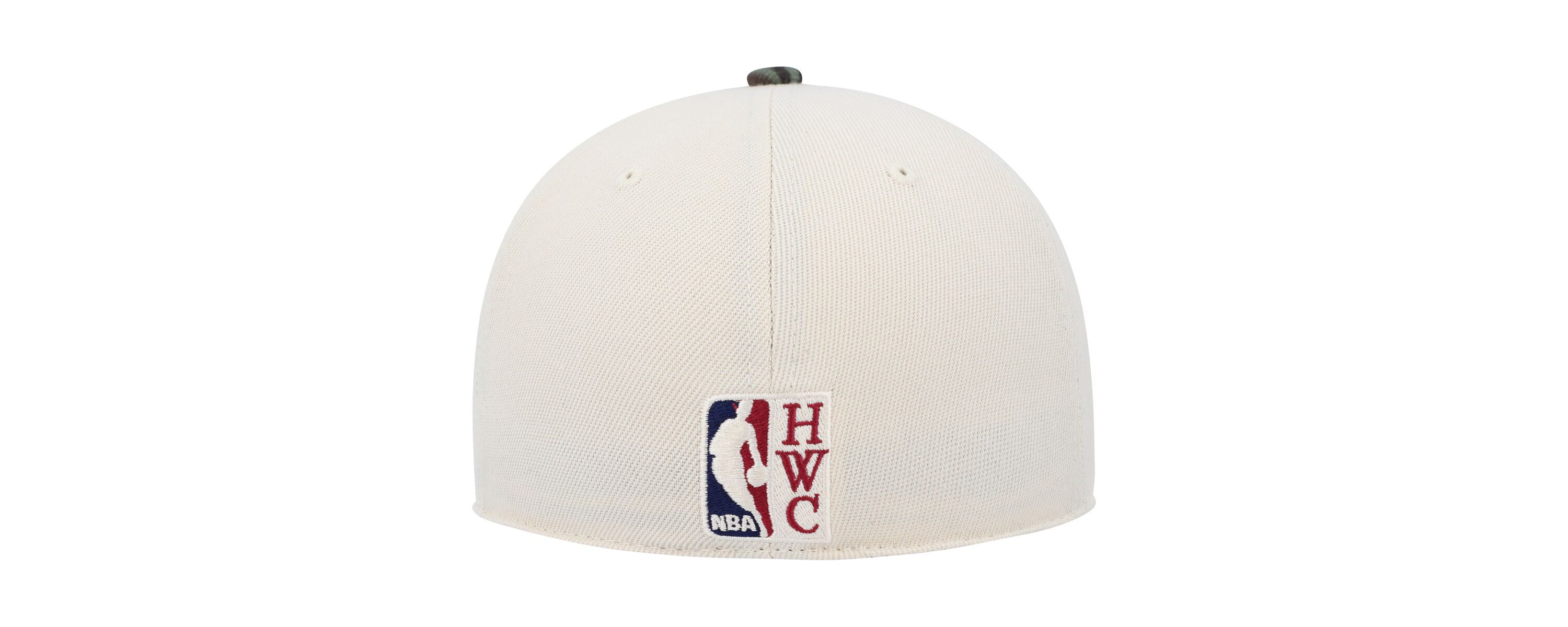 NBA Cream/Camo Philadelphia 76ers Hardwood Classics 1976 NBA All-Star Game Off Fitted Hat