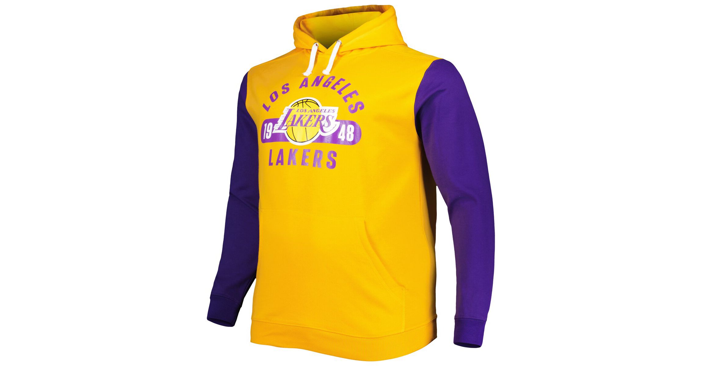 NBA Fanatics Los Angeles Lakers Big & Tall Bold Attack Pullover Hoodie