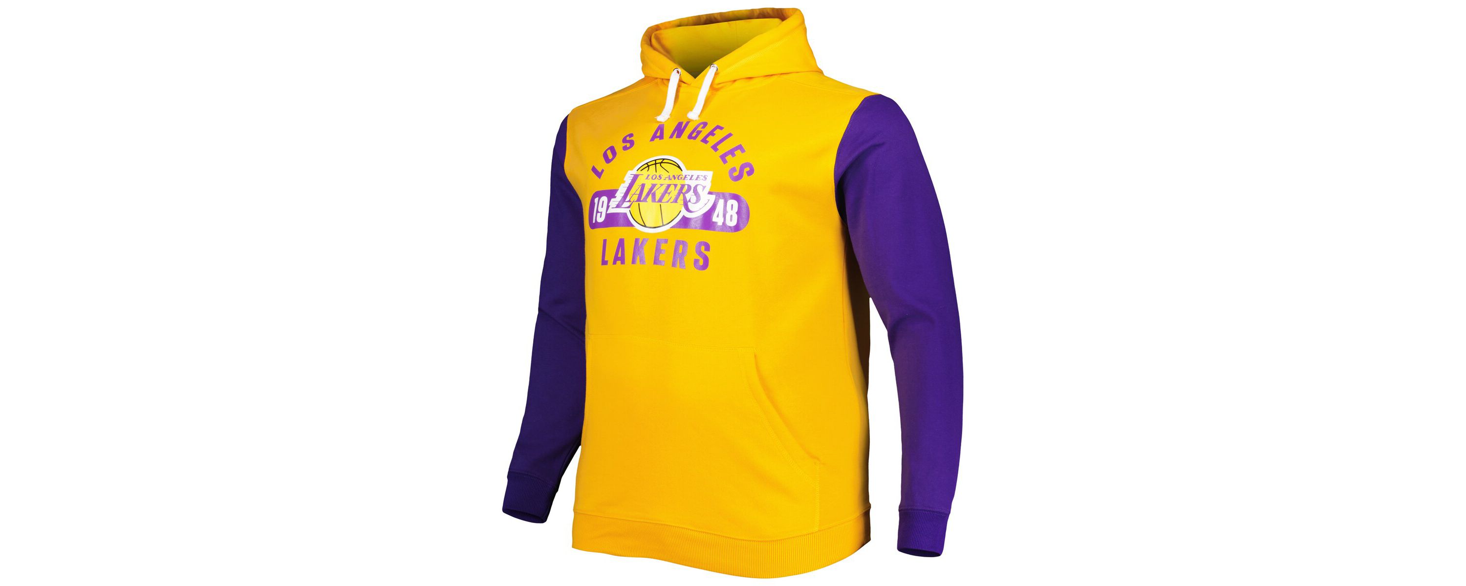 NBA Fanatics Los Angeles Lakers Big & Tall Bold Attack Pullover Hoodie
