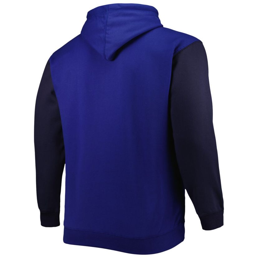 NBA Fanatics Blue/Navy Dallas Mavericks Big & Tall Bold Attack Pullover Hoodie