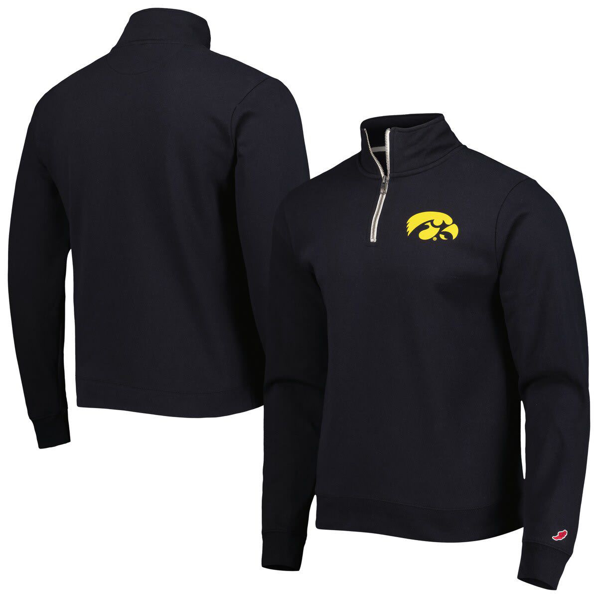 NCAA Iowa Hawkeyes Stack Essential Lightweight Fleece Quarter-Zip Sweatshirt