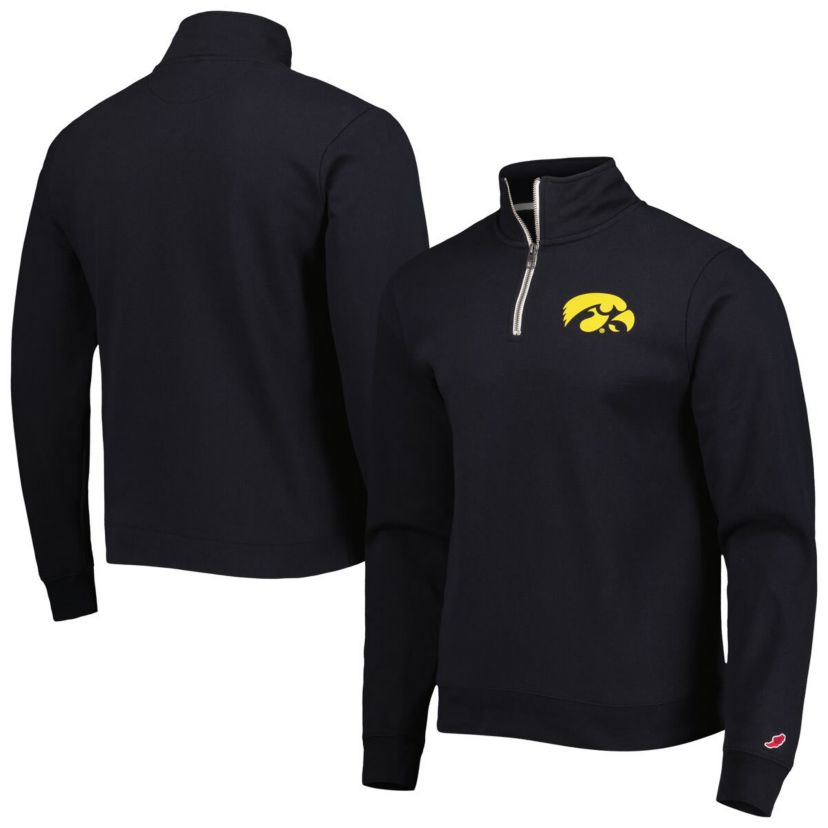 NCAA Iowa Hawkeyes Stack Essential Lightweight Fleece Quarter-Zip Sweatshirt
