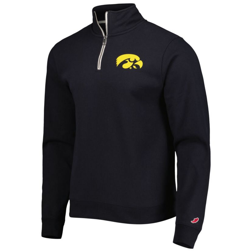 NCAA Iowa Hawkeyes Stack Essential Lightweight Fleece Quarter-Zip Sweatshirt