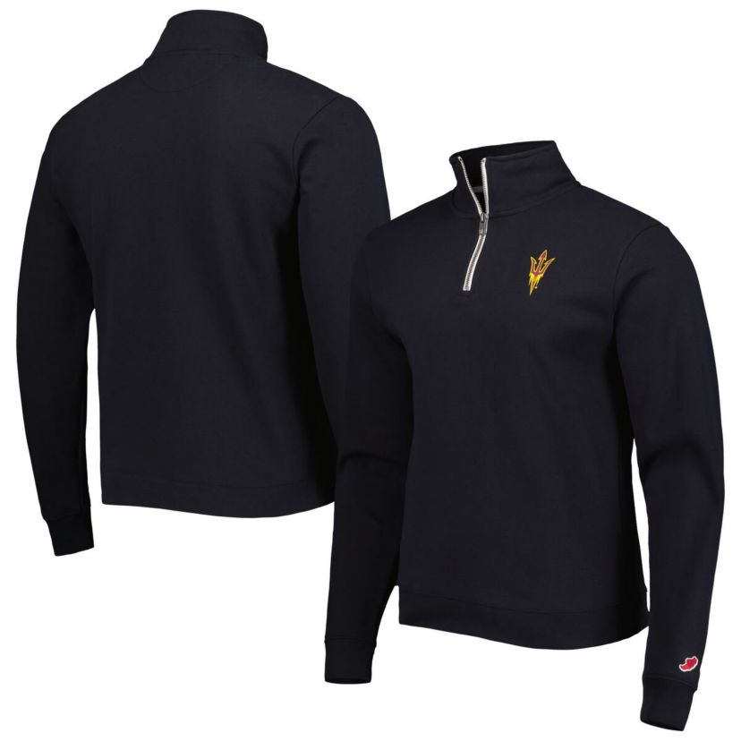 NCAA Arizona State Sun Devils Stack Essential Lightweight Fleece Quarter-Zip Sweatshirt