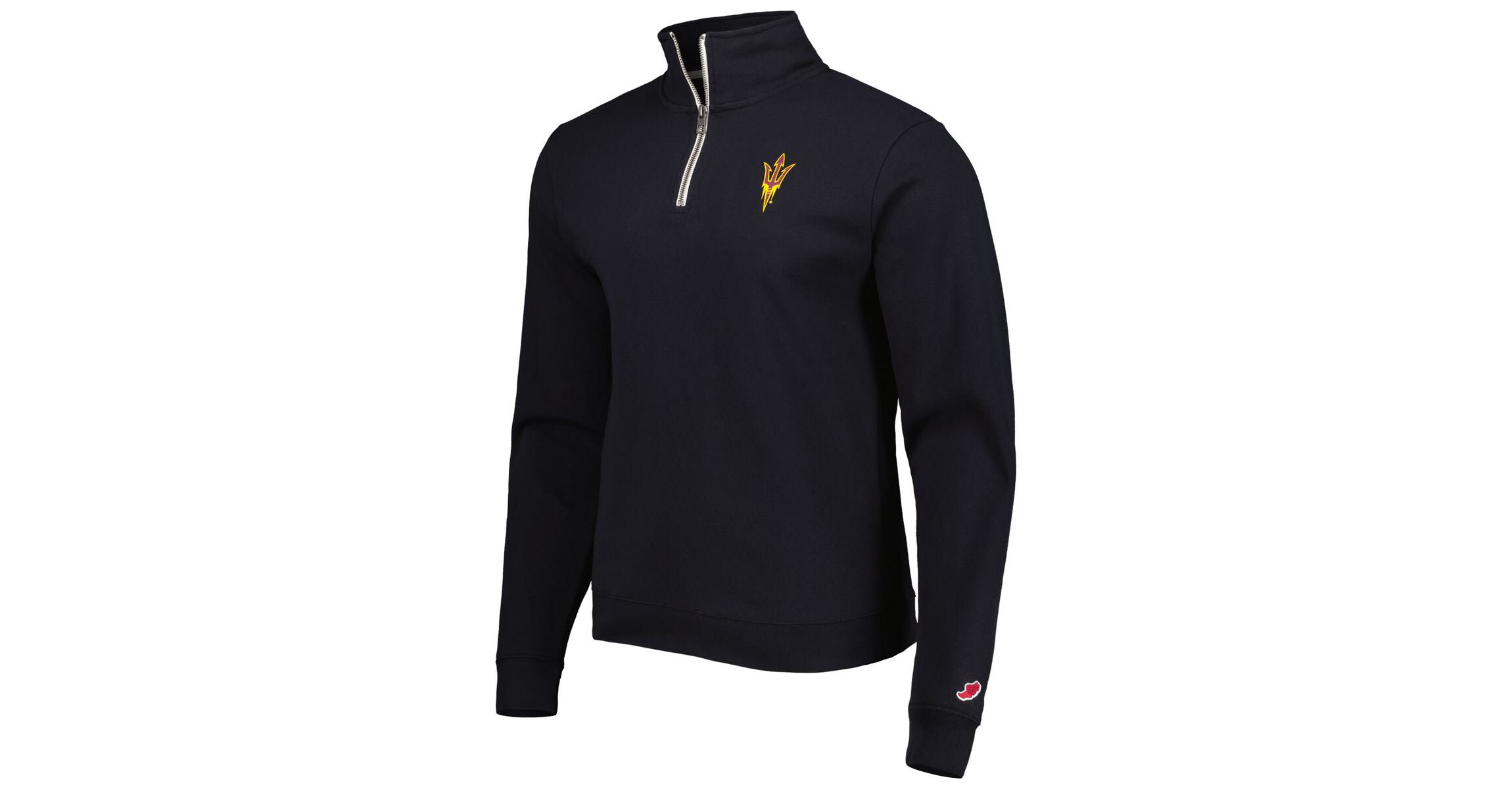 NCAA Arizona State Sun Devils Stack Essential Lightweight Fleece Quarter-Zip Sweatshirt