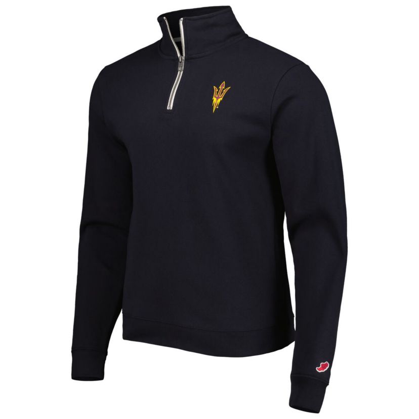 NCAA Arizona State Sun Devils Stack Essential Lightweight Fleece Quarter-Zip Sweatshirt