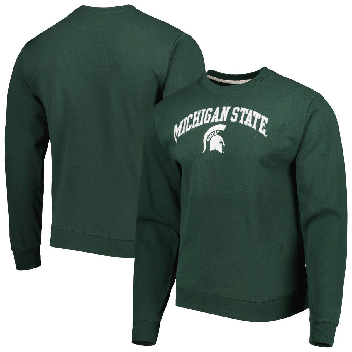 NCAA Michigan State Spartans 1965 Arch Essential Lightweight Pullover Sweatshirt