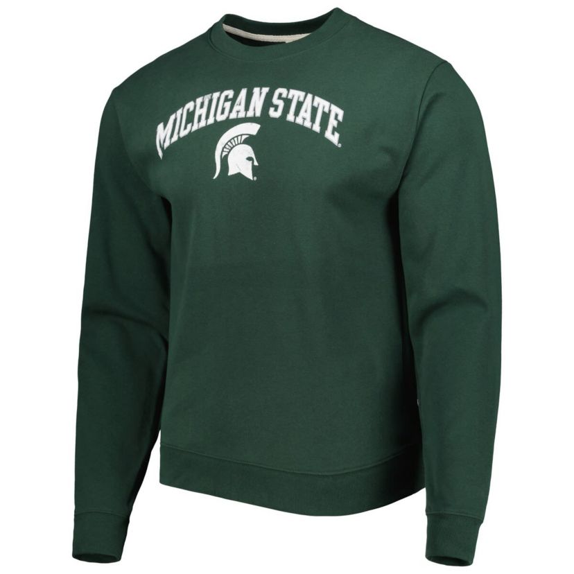 NCAA Michigan State Spartans 1965 Arch Essential Lightweight Pullover Sweatshirt