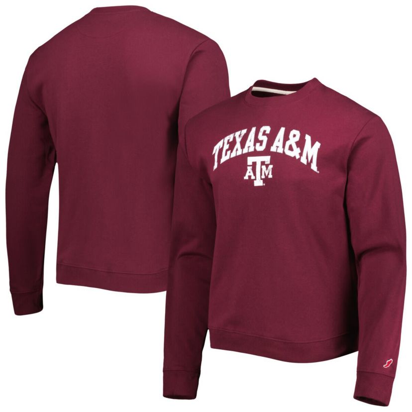 NCAA Texas A&M Aggies 1965 Arch Essential Lightweight Pullover Sweatshirt