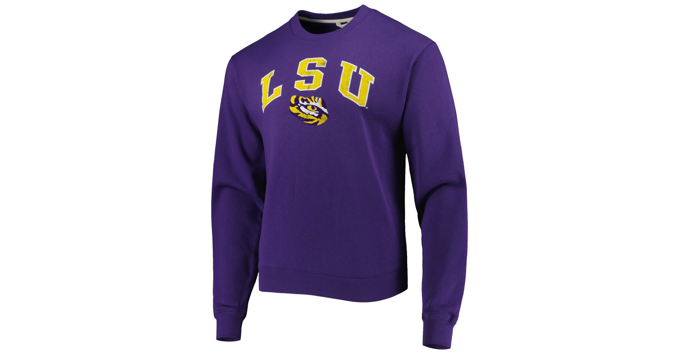 NCAA LSU Tigers 1965 Arch Essential Lightweight Pullover Sweatshirt