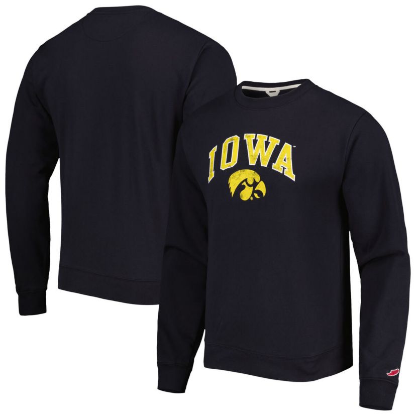 NCAA Iowa Hawkeyes 1965 Arch Essential Lightweight Pullover Sweatshirt
