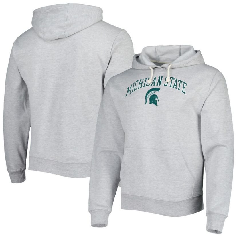 NCAA Michigan State Spartans Arch Essential Pullover Hoodie