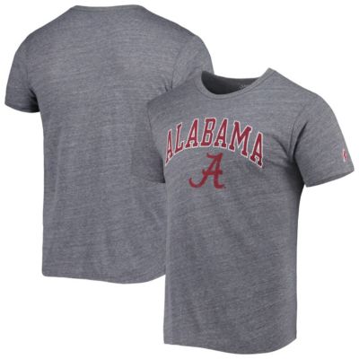 League Collegiate Wear Men's Alabama Crimson Tide NCAA Alabama Tide 1965 Arch Victory Falls Tri-Blend T-Shirt -  32041554960386