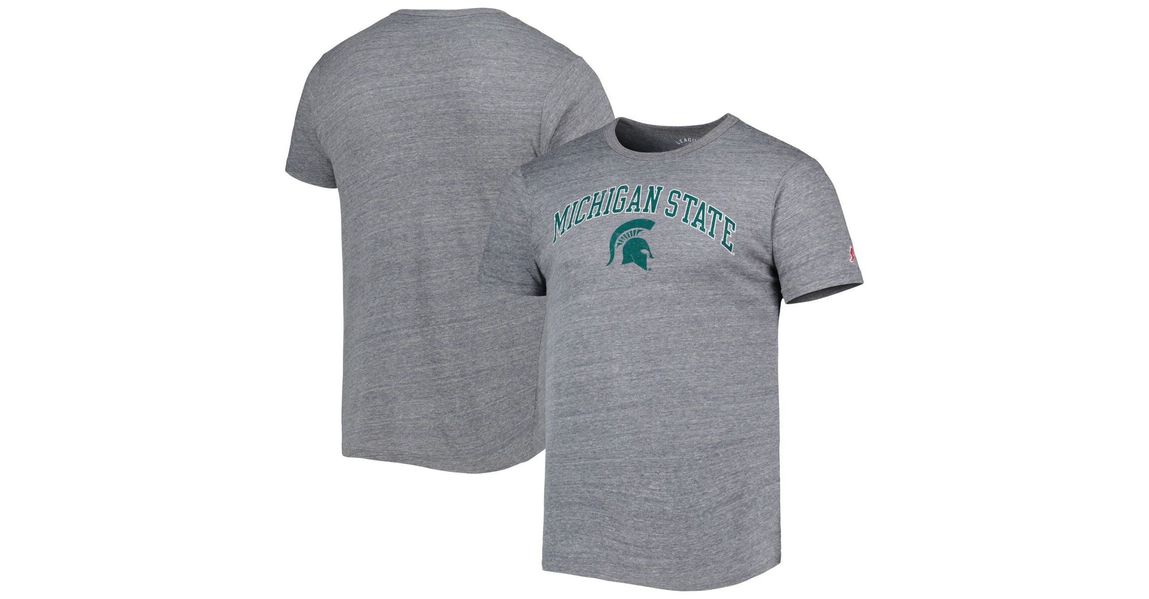 NCAA Michigan State Spartans 1965 Arch Victory Falls Tri-Blend T-Shirt