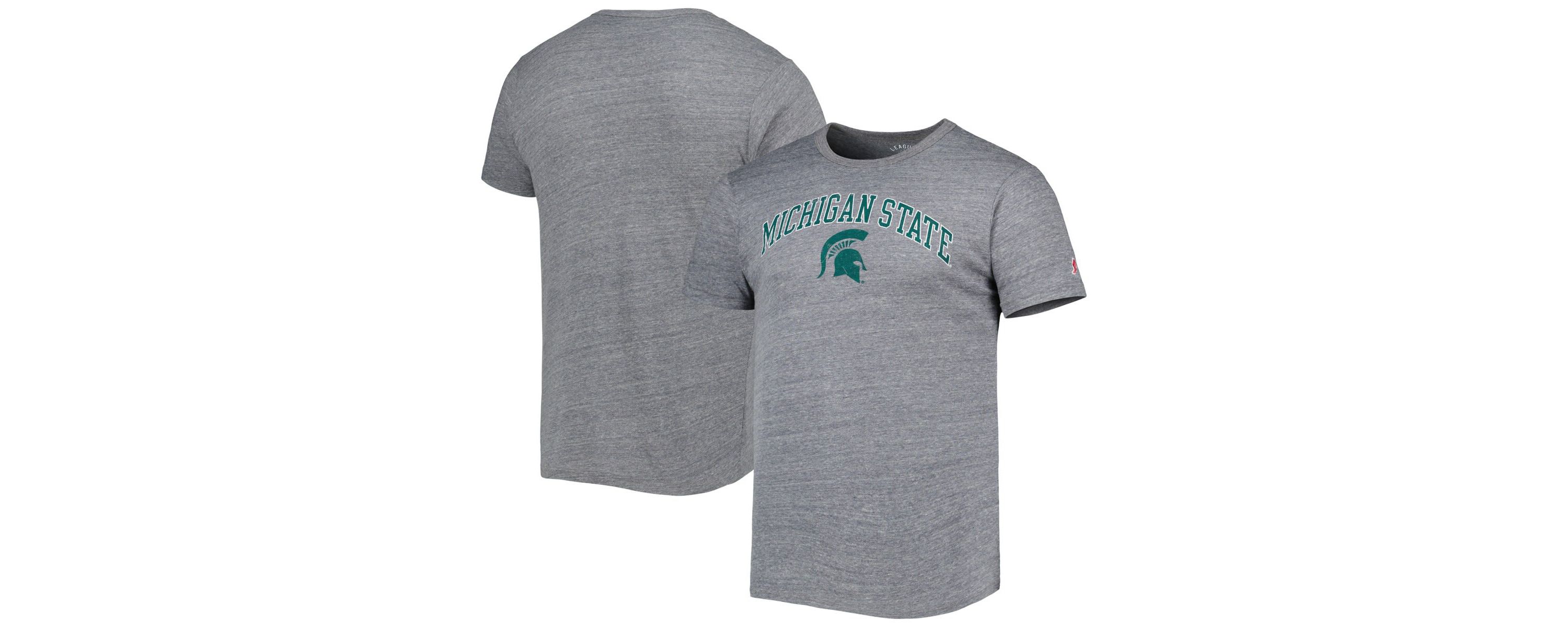 NCAA Michigan State Spartans 1965 Arch Victory Falls Tri-Blend T-Shirt