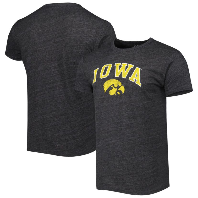 NCAA Iowa Hawkeyes 1965 Arch Victory Falls Tri-Blend T-Shirt