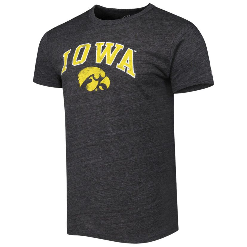 NCAA Iowa Hawkeyes 1965 Arch Victory Falls Tri-Blend T-Shirt