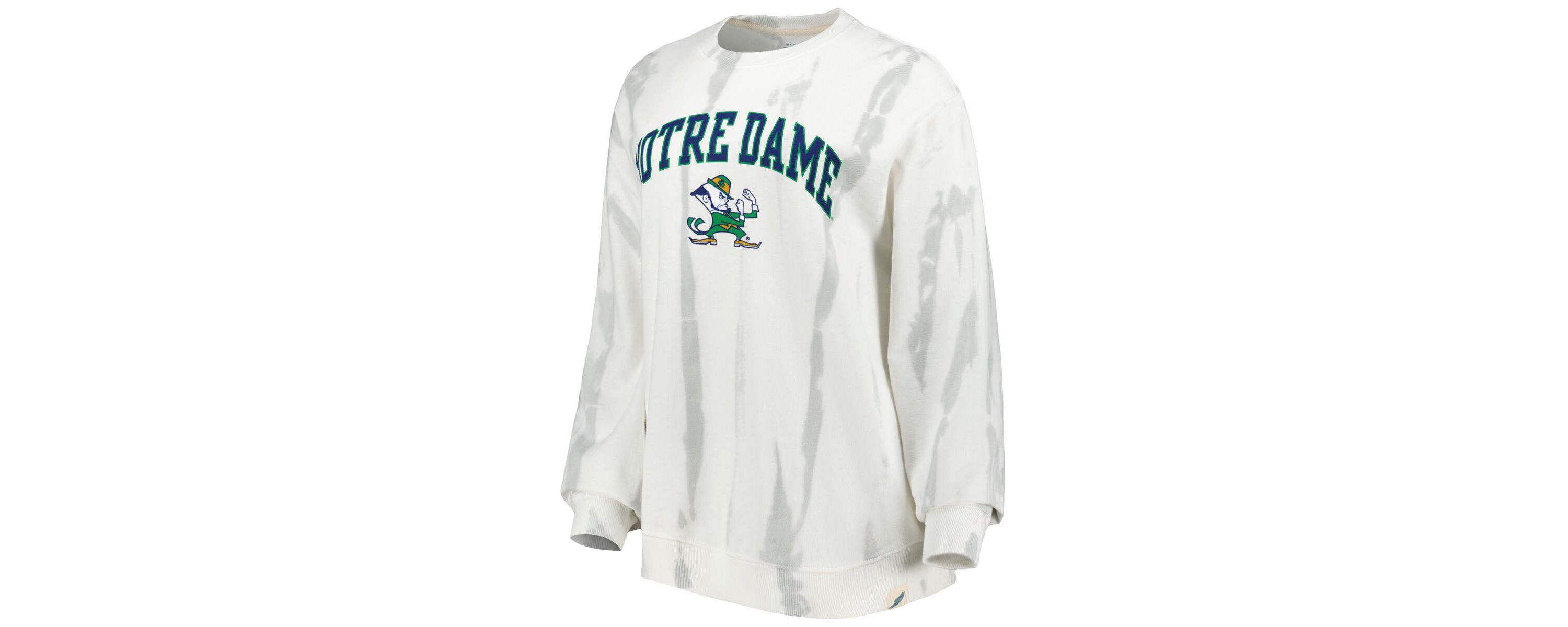 NCAA Notre Dame Fighting Irish Classic Arch Dye Terry Pullover Sweatshirt