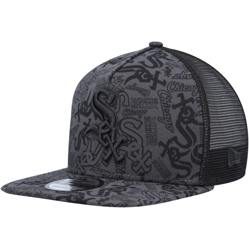 Chicago White Sox MLB Chicago Sox Repeat A-Frame 9FIFTY Trucker Snapback Hat